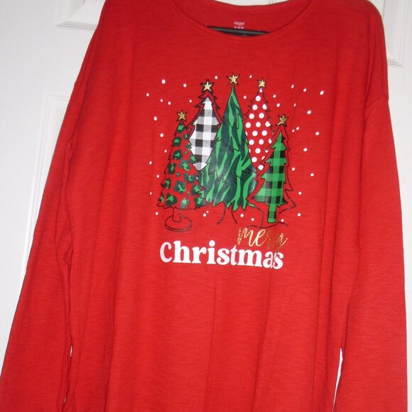 Holiday Time- Women’s Christmas pull-over long sleeve shirt - Picture 2 of 5